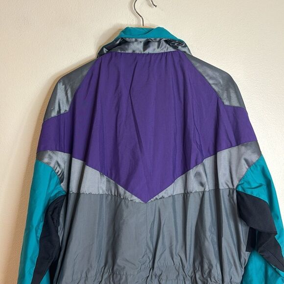 vtg mountain goat men’s multicolor lightweight nylon outerwear ski jacket M - Picture 13 of 14